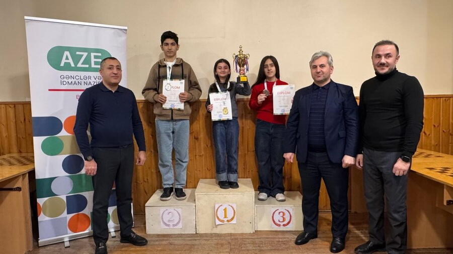 В Насиминском районе прошел шахматный турнир