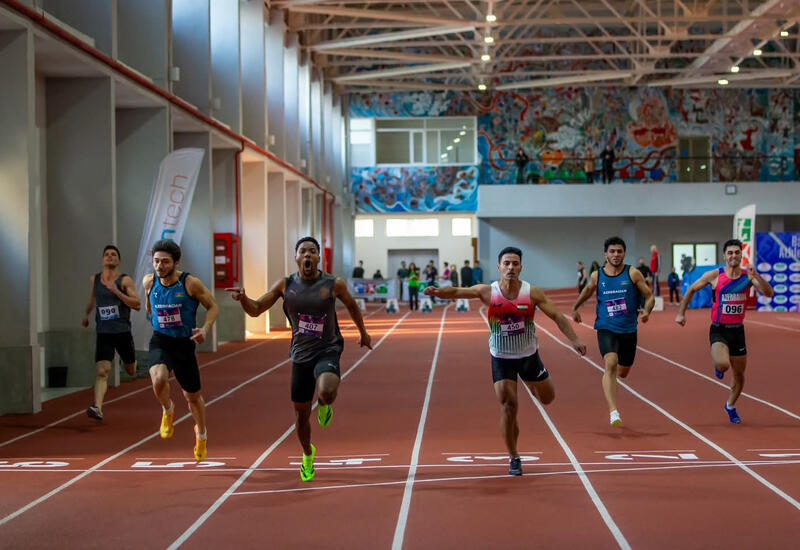 В Баку прошел международный зимний турнир по легкой атлетике