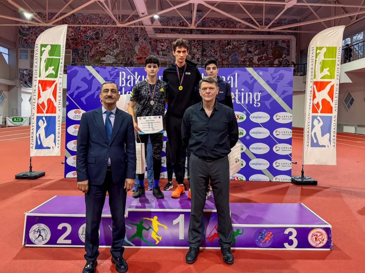 В Баку прошел международный зимний турнир по легкой атлетике