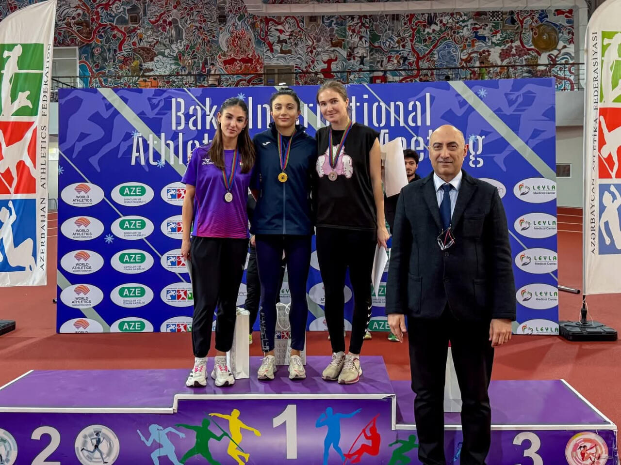 В Баку прошел международный зимний турнир по легкой атлетике