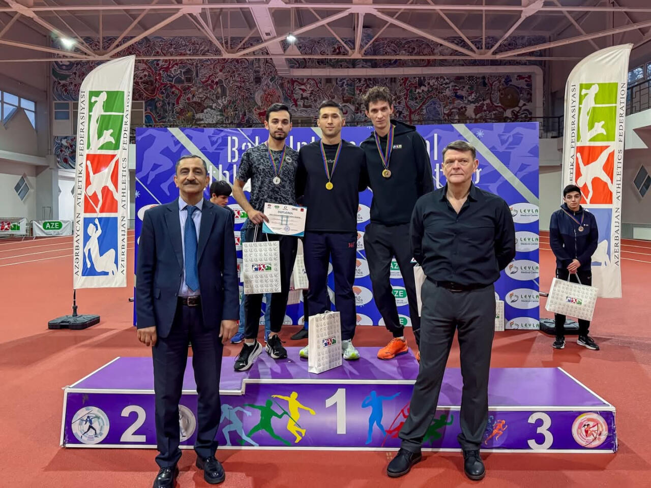 В Баку прошел международный зимний турнир по легкой атлетике