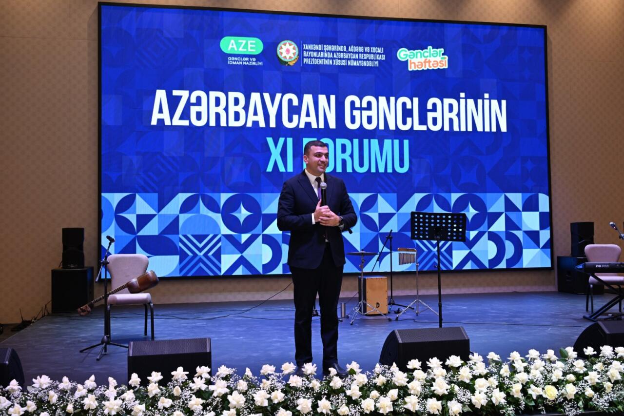 Xankəndidə Azərbaycan Gənclər Forumunun 30 illiyi münasibəti ilə qala gecəsi keçirilir