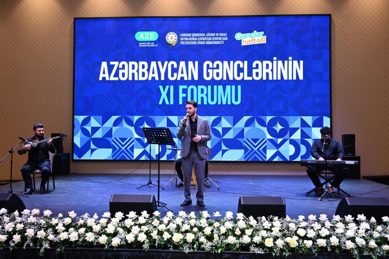 Xankəndidə Azərbaycan Gənclər Forumunun 30 illiyi münasibəti ilə qala gecəsi keçirilir
