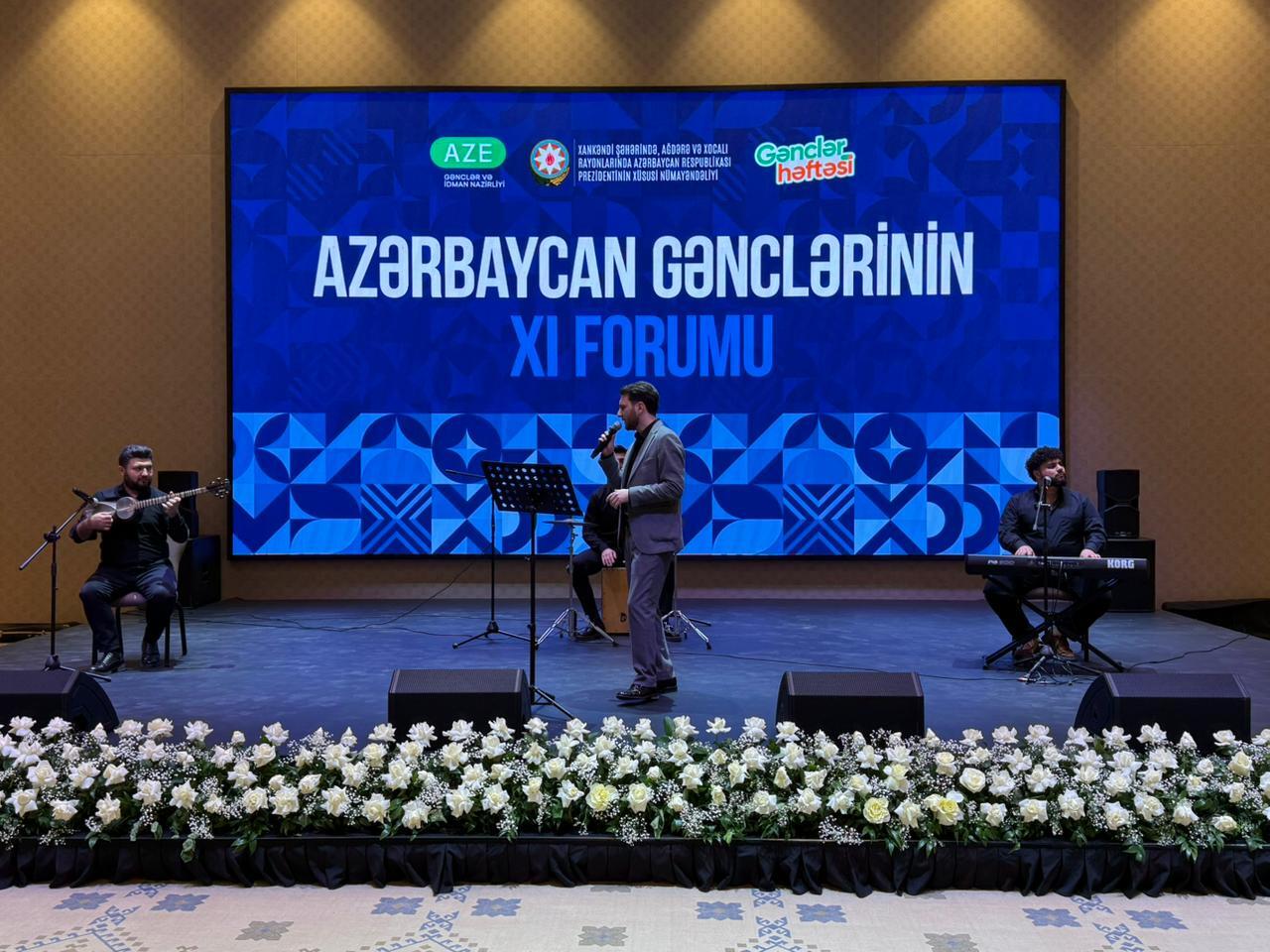 Xankəndidə Azərbaycan Gənclər Forumunun 30 illiyi münasibəti ilə qala gecəsi keçirilir