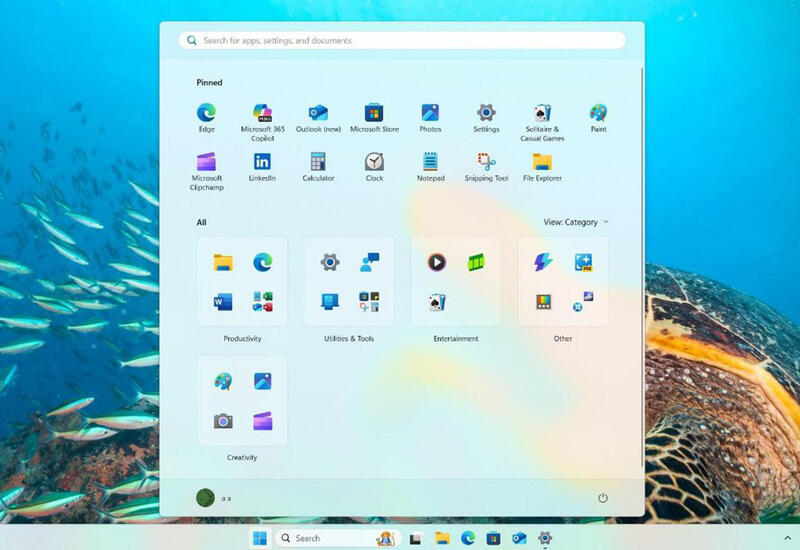 Microsoft представила обновленный «Пуск» для Windows 11