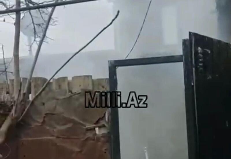 Sabunuçuda ağacları yandırıb ev tikirlər