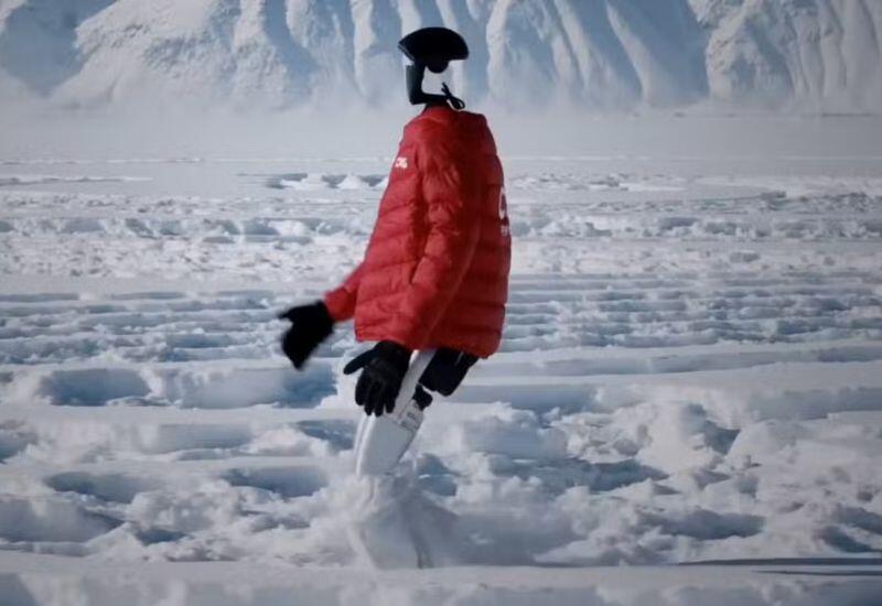 Китайский гуманоид прошел 100 км при экстремально низкой температуре