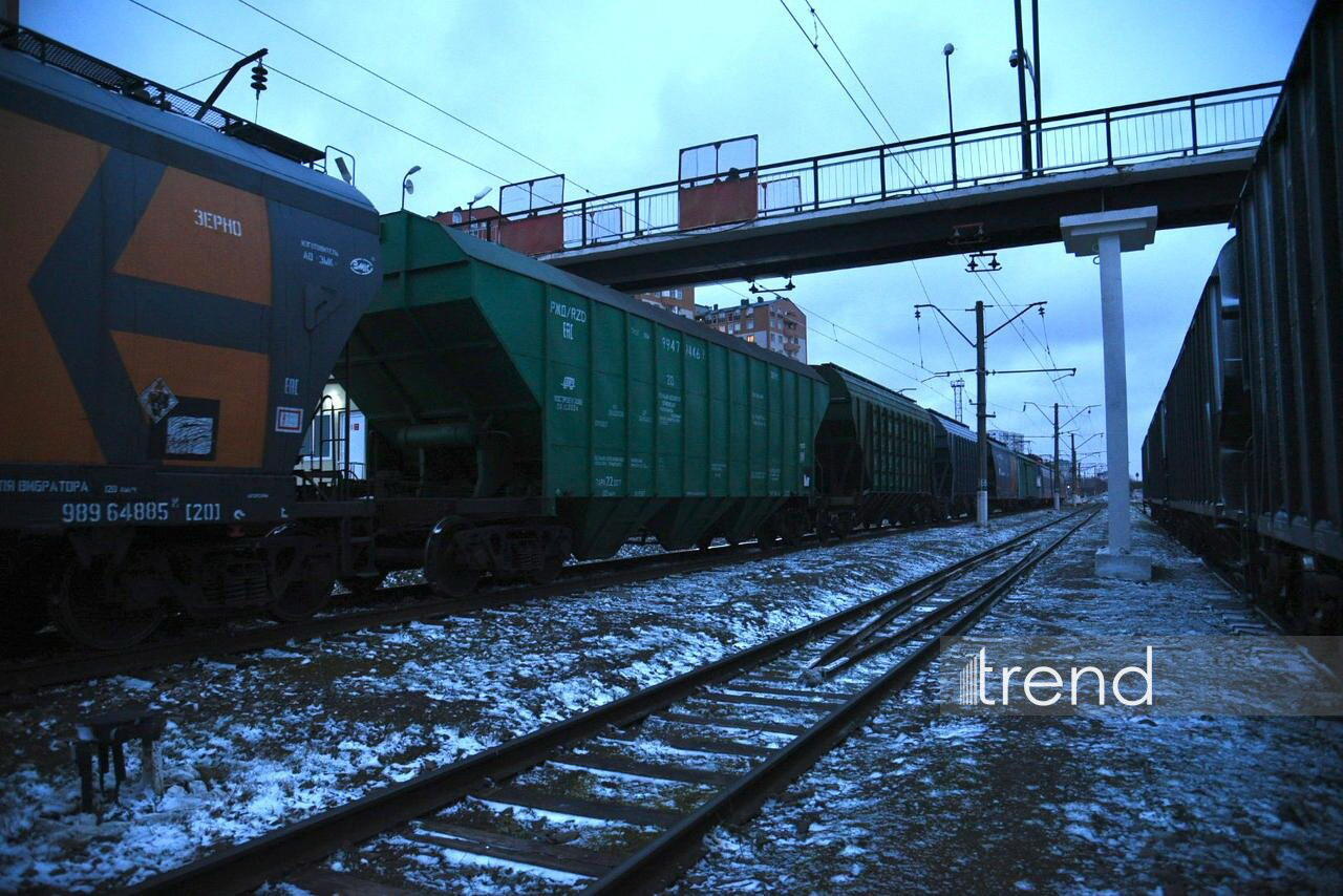 Növbəti taxıl yüklü qatar Azərbaycandan tranzit keçməklə Ermənistana yola düşdü