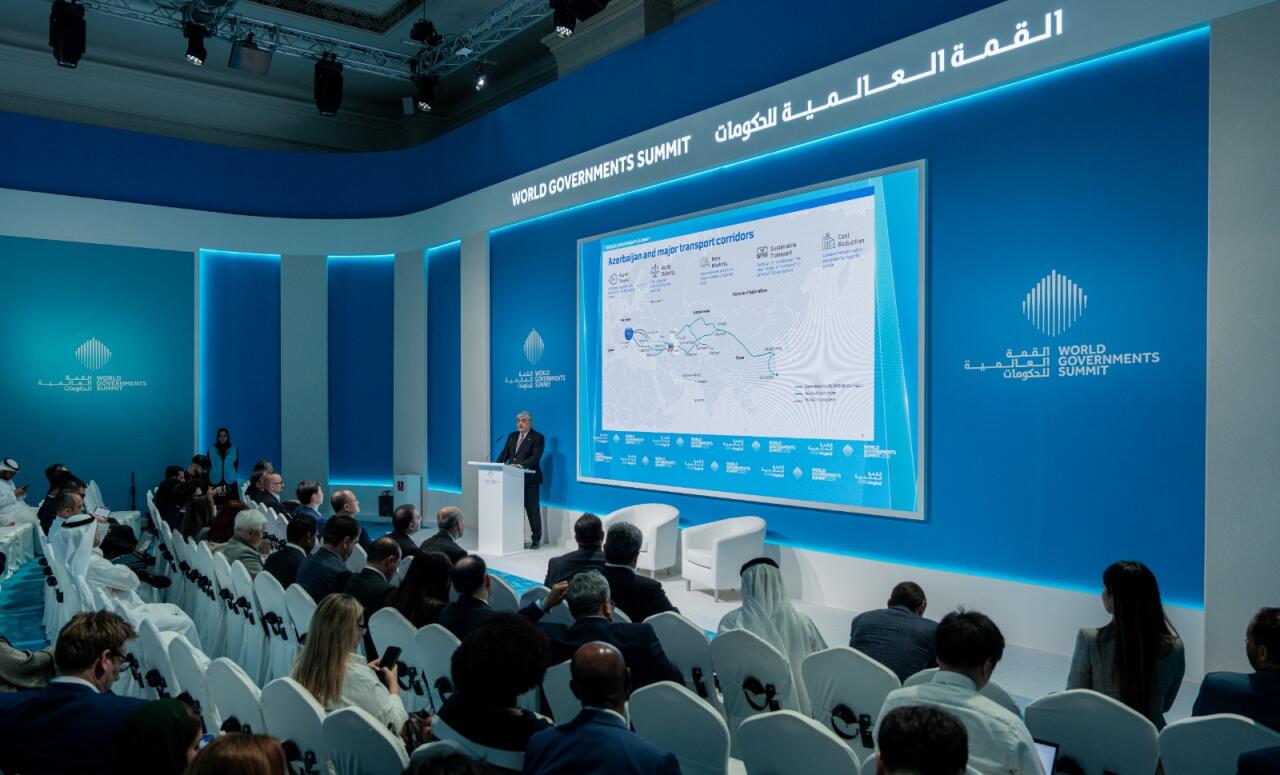 Samir Şərifov Dubayda Azərbaycanın logistika imkanları barədə son statistik məlumatları açıqladı