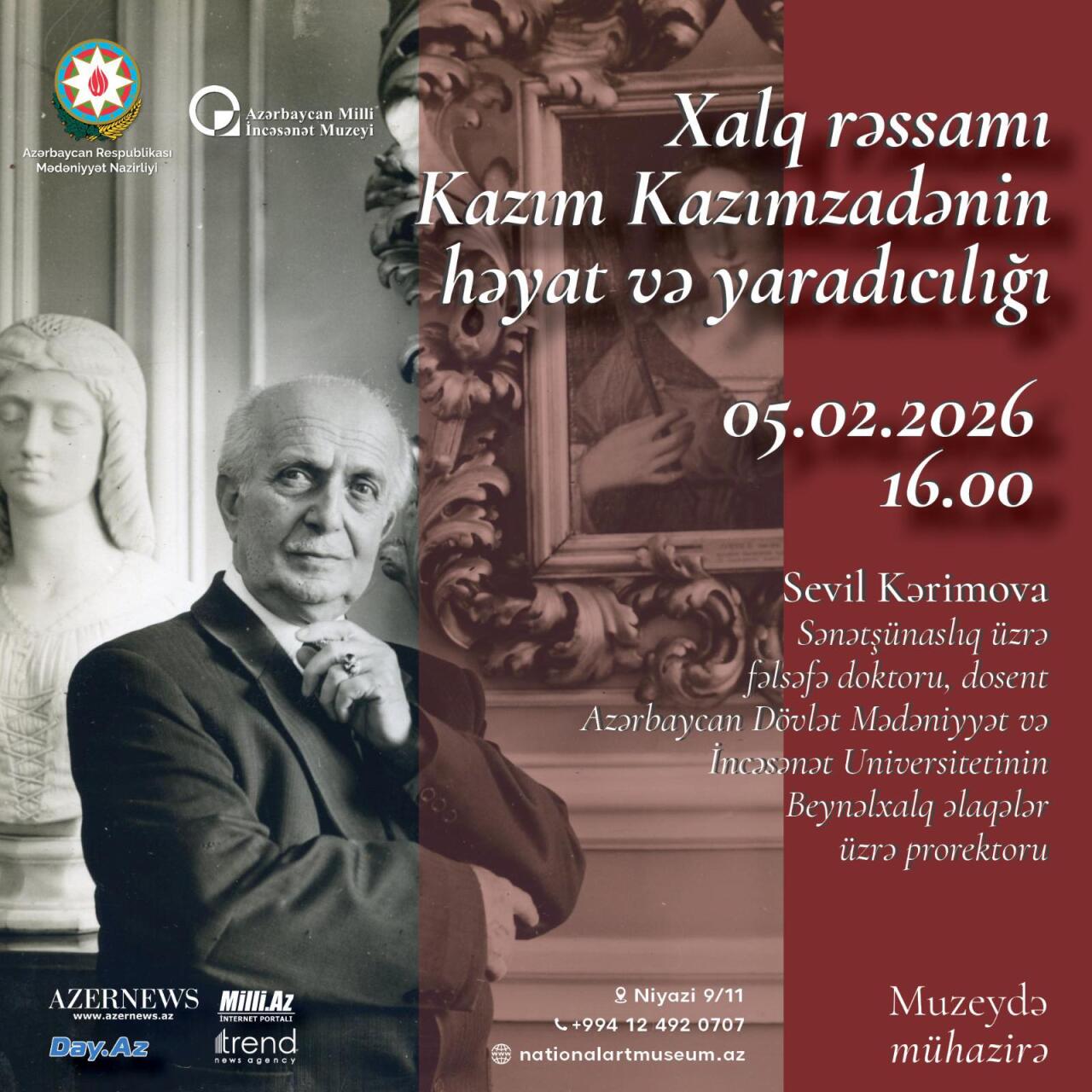 Человек музея - Кязым Кязымзаде: полвека служения национальному искусству