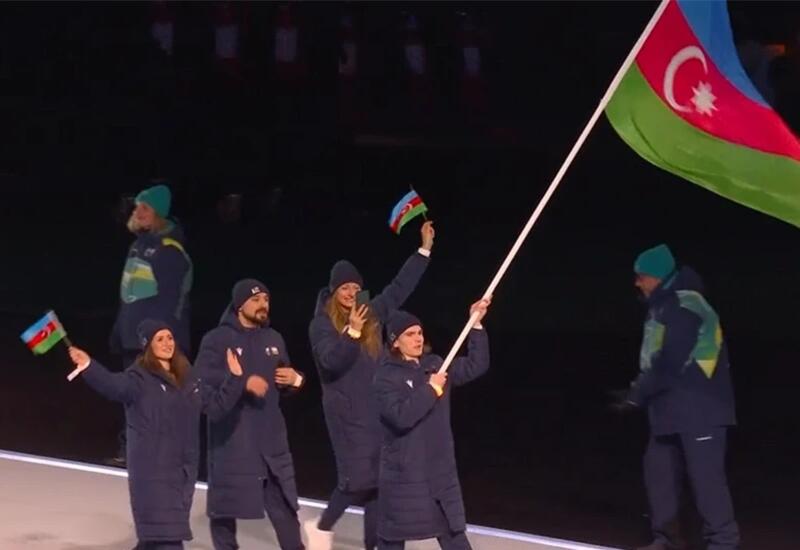 Азербайджанские спортсмены приняли участие в параде открытия Олимпиады-2026