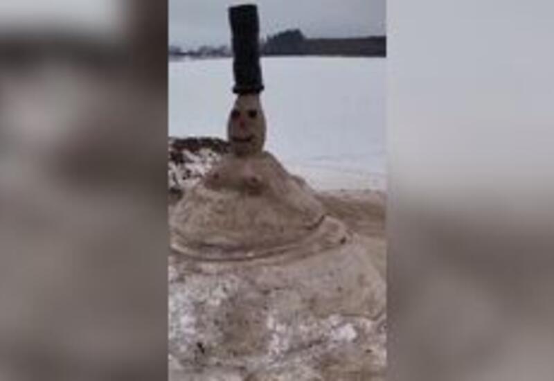 Немцы готовят новый рекорд по высоте снеговика