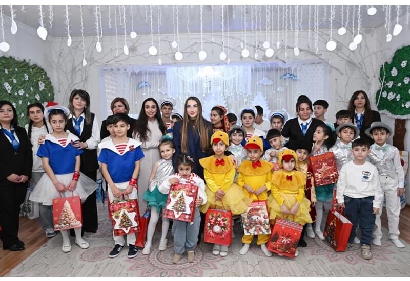 Вице-президент Фонда Гейдара Алиева Лейла Алиева и Алена Алиева побывали в детском доме в Гяндже