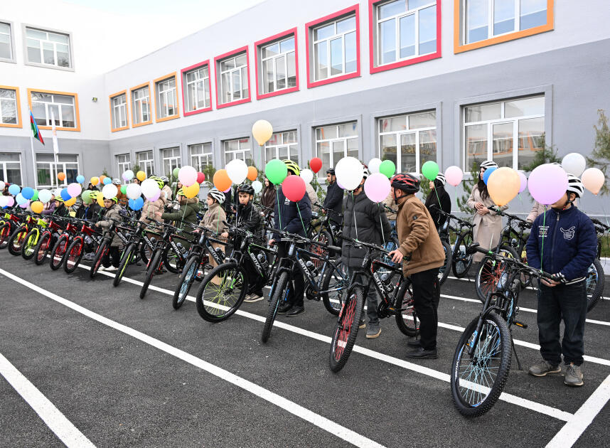 Вице-президент Фонда Гейдара Алиева Лейла Алиева и Алена Алиева побывали в центре STEAM и полной средней школе номер 37 в Гяндже