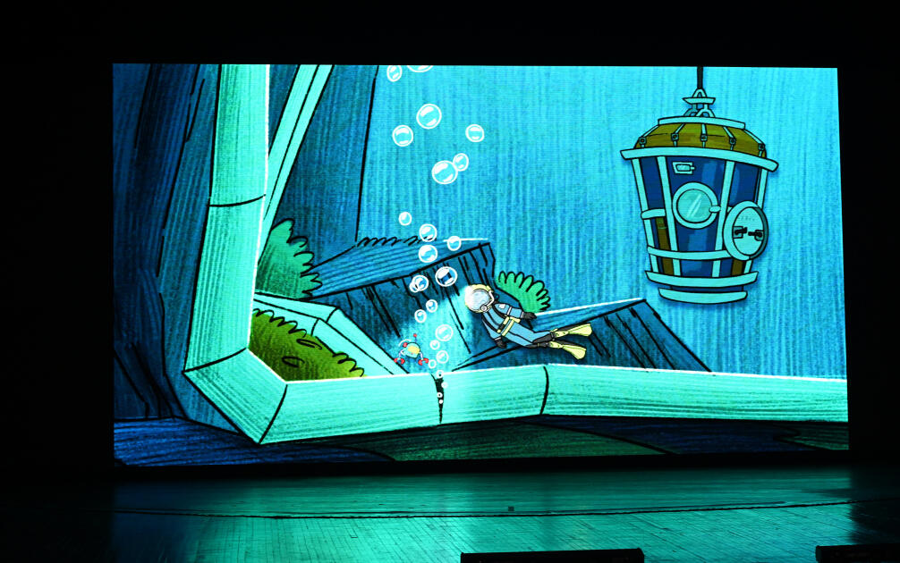 Вице-президент Фонда Гейдара Алиева Лейла Алиева и Алена Алиева побывали в Гянджинском государственном драматическом театре на премьере анимационного сериала «Иси и Пити»