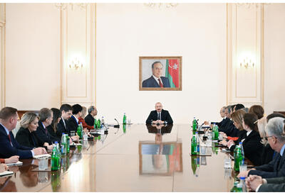 Президент Ильхам Алиев принял делегацию Торговой палаты США - ФОТО - ВИДЕО