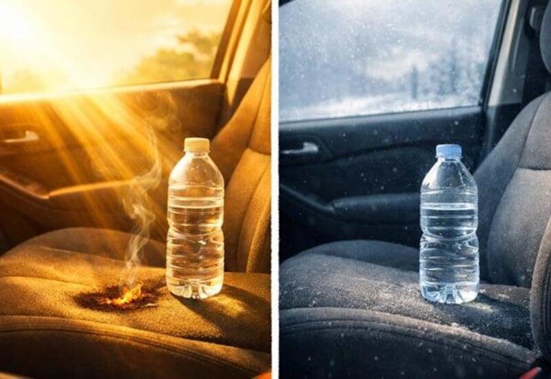 Avtomobilinizə əsla plastik şüşədə su qoymayın