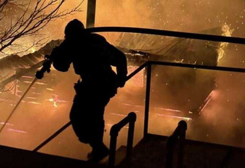 Söhbətgahda yanğın oldu