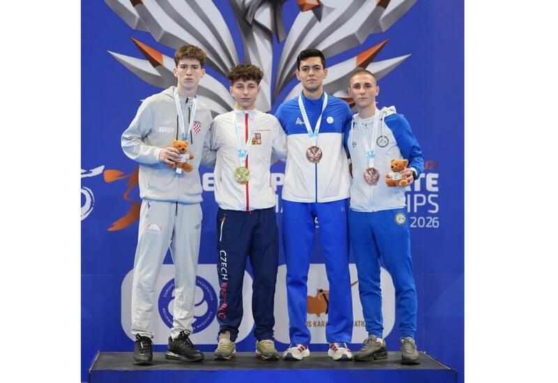 Азербайджанские каратисты завоевали медали на чемпионате Европы