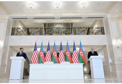 Президент Ильхам Алиев и Вице-президент США Джеймс Дэвид Вэнс выступили с заявлениями для прессы - ФОТО - ВИДЕО