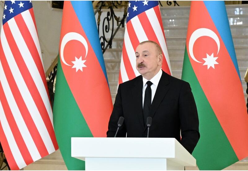 Prezident İlham Əliyev: Bu gün Azərbaycan ilə ABŞ arasındakı münasibətlər tamamilə yeni mərhələyə qədəm qoyur