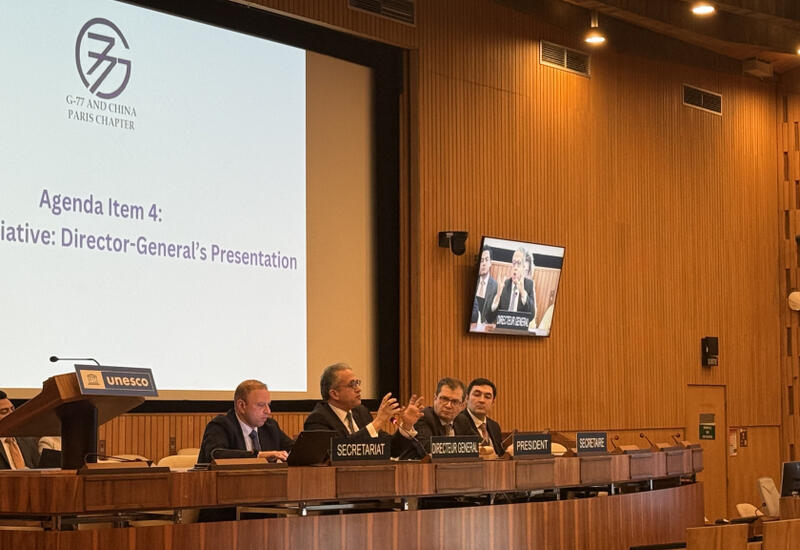 UNESCO-nun mənzil-qərargahında Azərbaycanın sədrliyi ilə G-77 və Çin Qrupunun plenar iclası keçirilib
