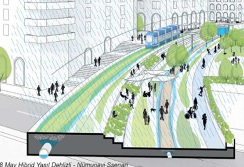 В центре Баку появится новый "зеленый коридор"