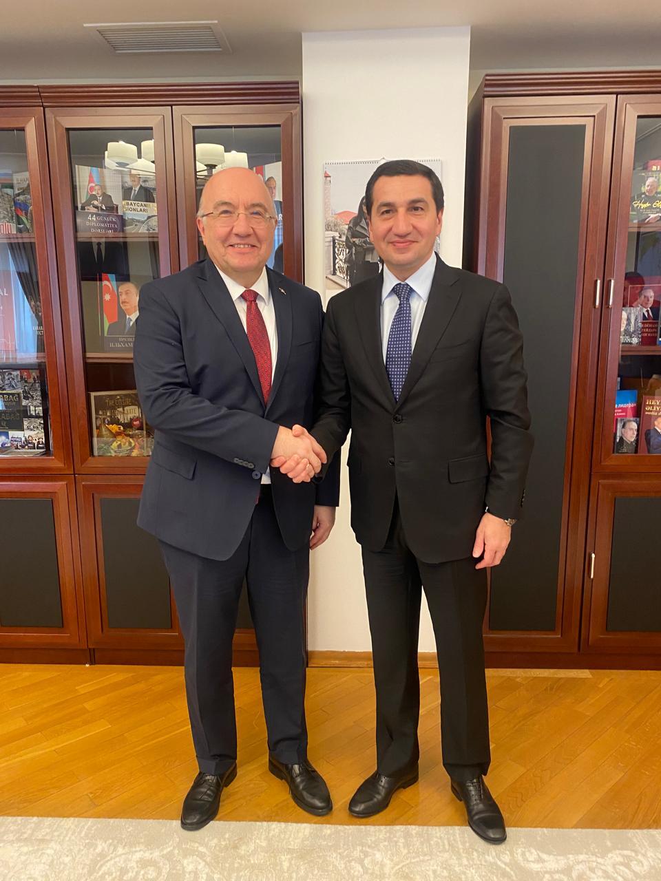 Хикмет Гаджиев встретился с представителем МИД Турции