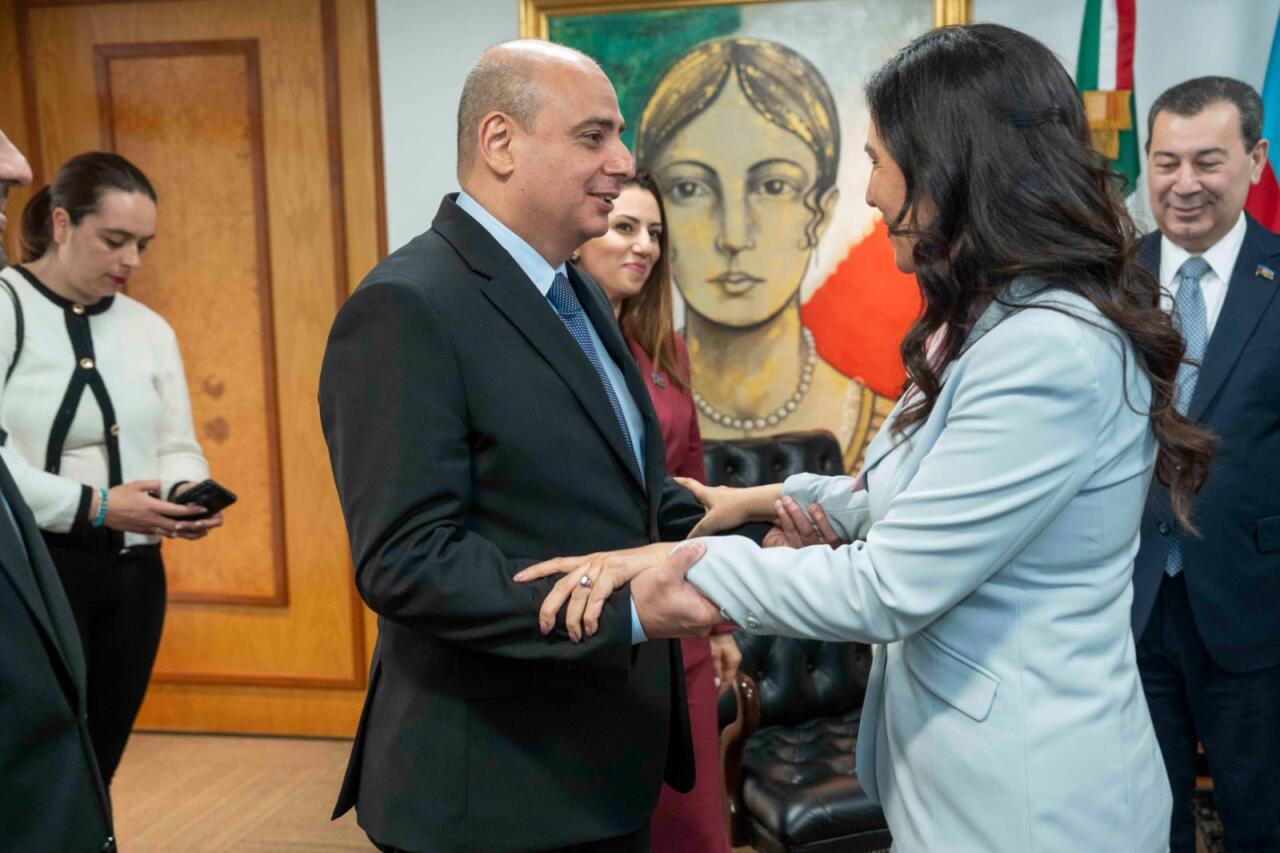 Meksika Deputatlar Palatasının sədri Azərbaycan nümayəndə heyətini qəbul edib