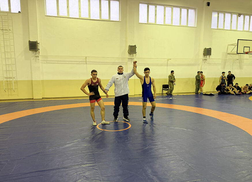 В Азербайджанской армии проводится первенство по дзюдо, греко-римской и вольной борьбе