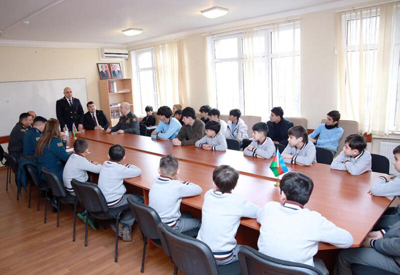 Проведены встречи представителей военных учебных заведений с учащимися