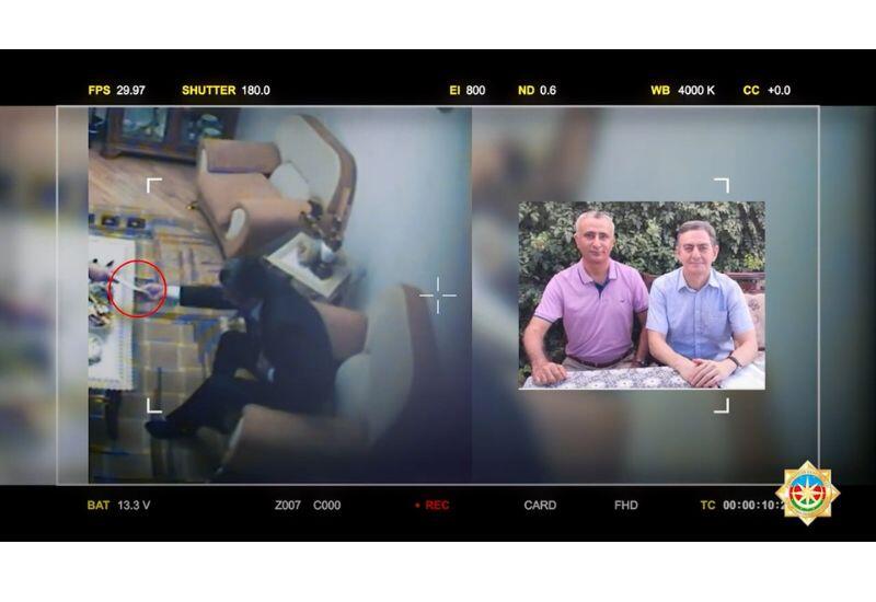 Момент передачи Фуаду Гахраманлы денежных средств от Рамиза Мехтиева и Аббаса Аббасова