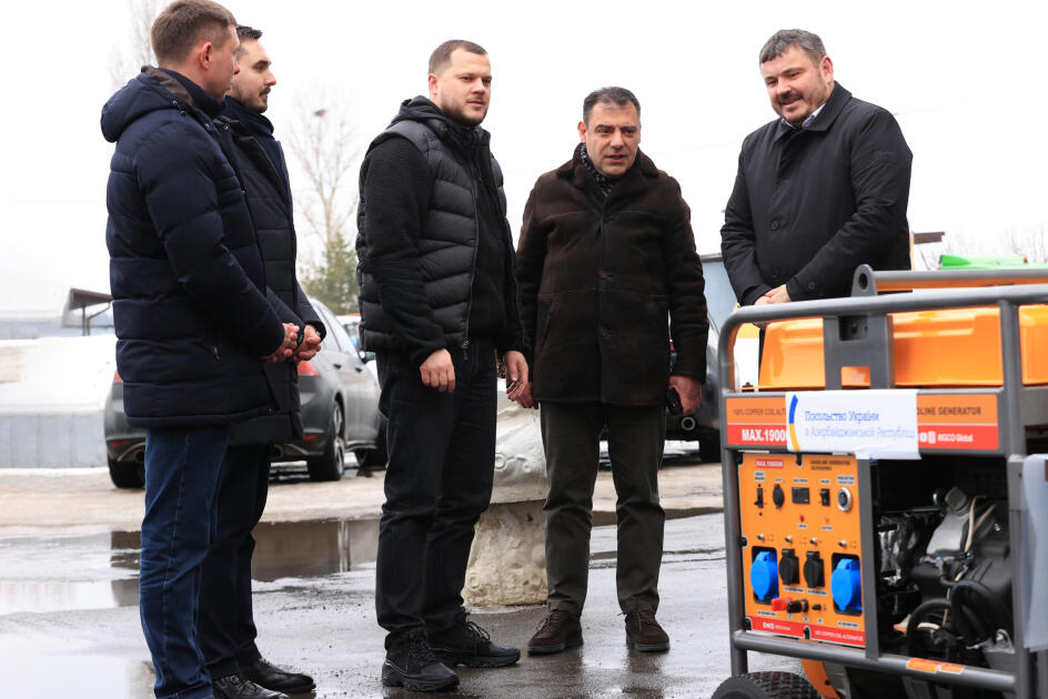 Энергетическое оборудование, направленное Азербайджаном, передано городу Ирпень