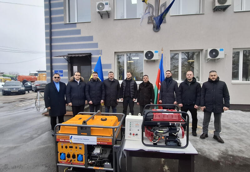 Энергетическое оборудование, направленное Азербайджаном, передано городу Ирпень