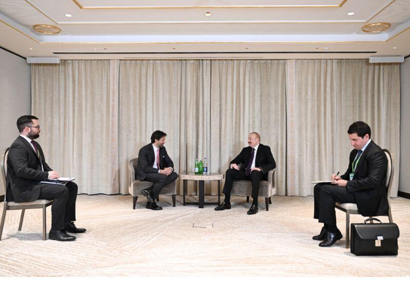 Президент Ильхам Алиев встретился в Мюнхене с заместителем Премьер-министра Словакии