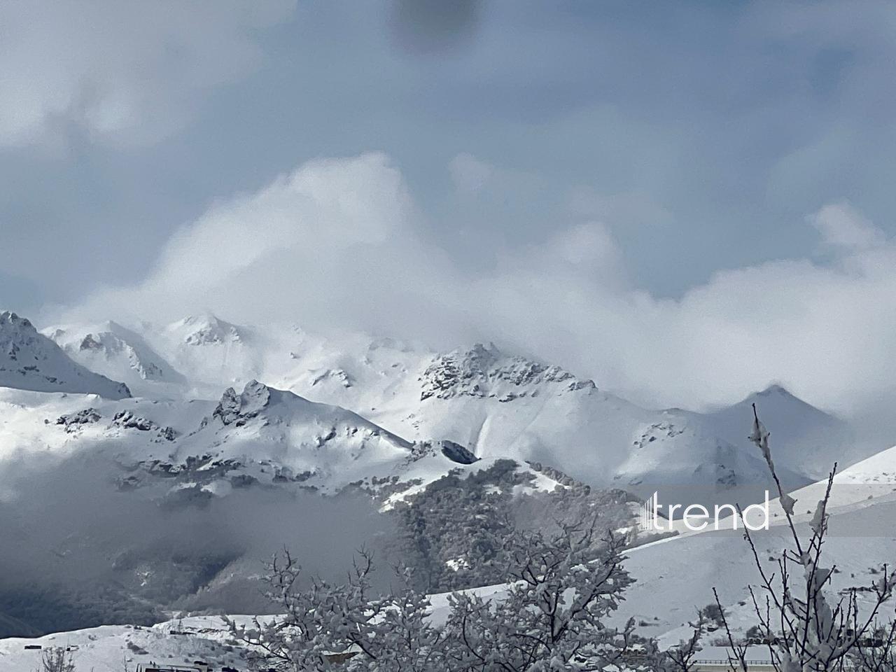 Высота снежного покрова в Кяльбаджаре достигает 40 см