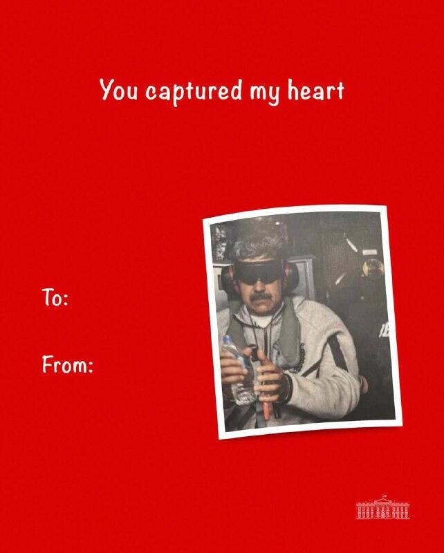 Белый дом опубликовал валентинки с Мадуро и Гренландией