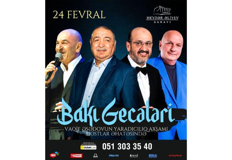 Во Дворце Гейдара Алиева состоится концерт "Бакинские ночи"