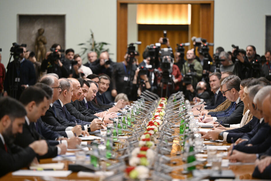Prezident İlham Əliyev Belqradda Azərbaycan və Serbiya arasında Strateji Tərəfdaşlıq Şurasının 1-ci iclasında iştirak edib