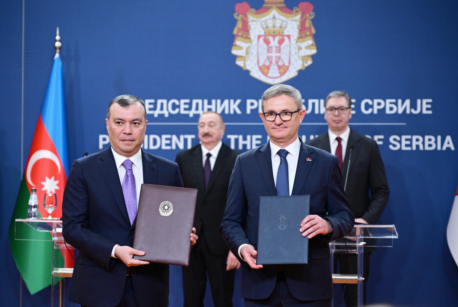 Azərbaycan-Serbiya sənədləri mübadilə olunub