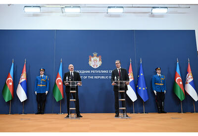 Президент Ильхам Алиев: Мы увеличим объемы экспорта природного газа в Сербию