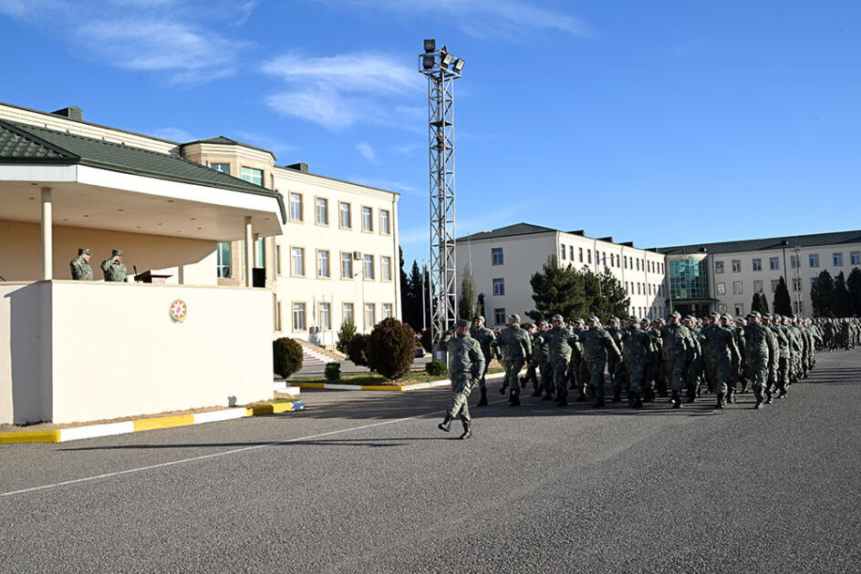 Azərbaycan Ordusunda andiçmə mərasimləri keçirilib
