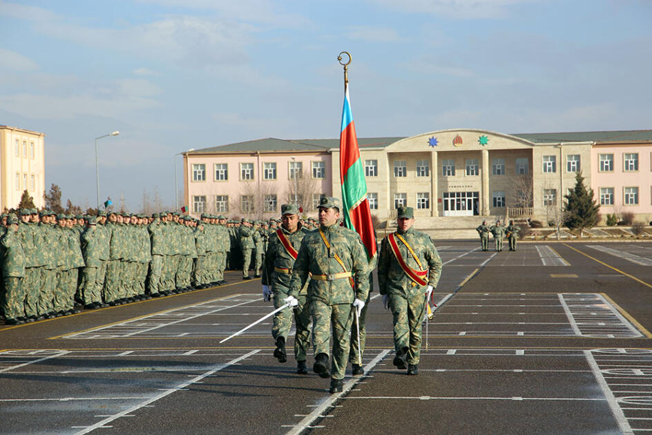 Azərbaycan Ordusunda andiçmə mərasimləri keçirilib