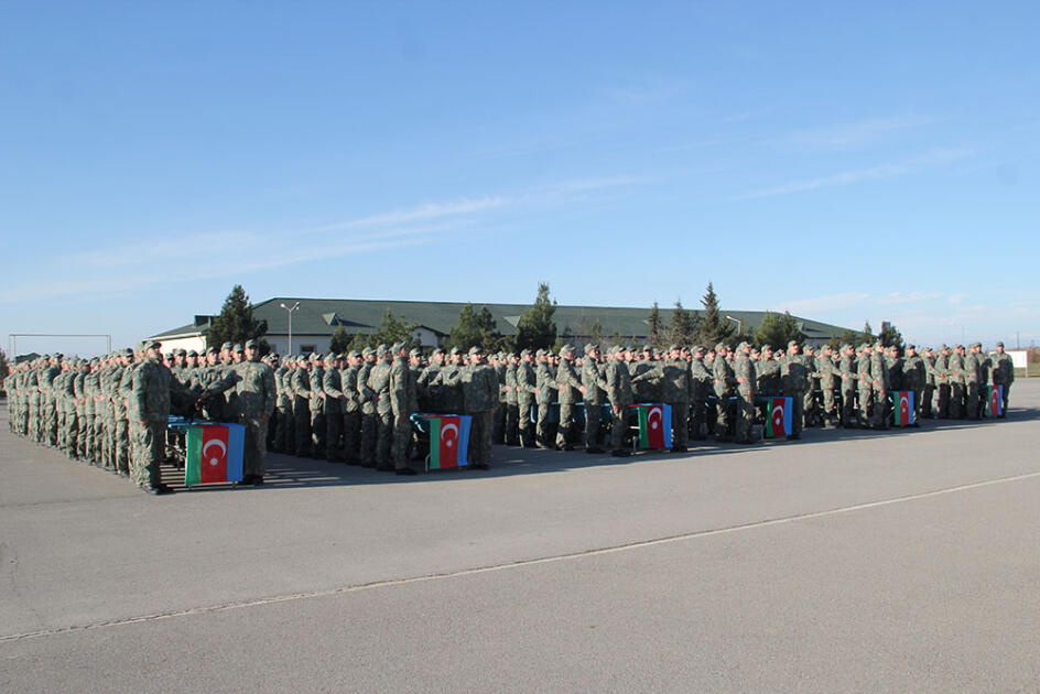 Azərbaycan Ordusunda andiçmə mərasimləri keçirilib
