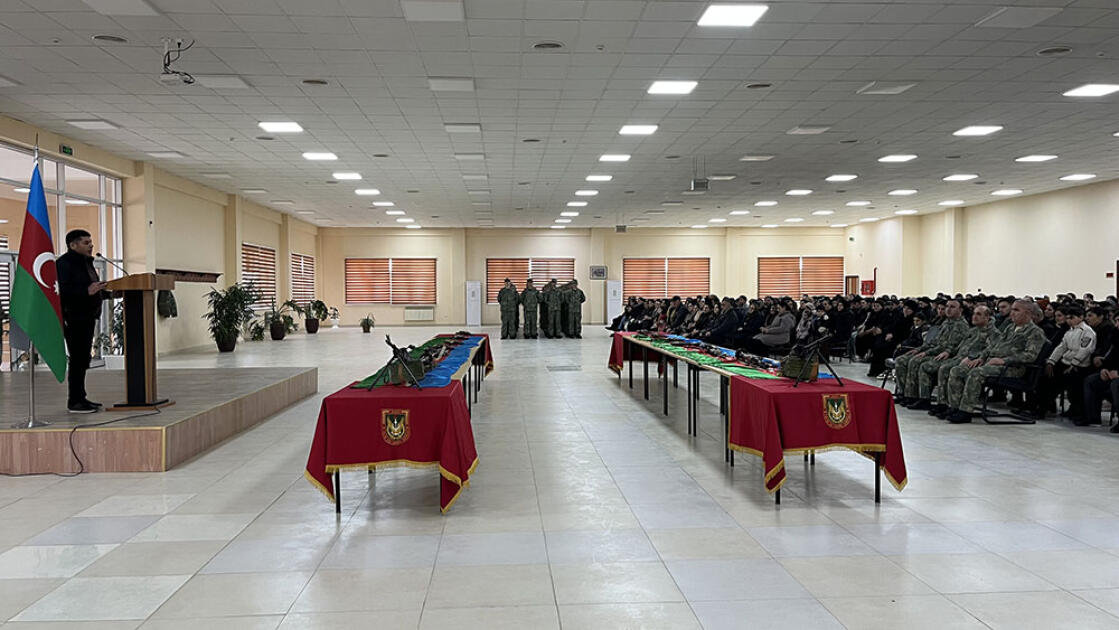 Azərbaycan Ordusunda andiçmə mərasimləri keçirilib