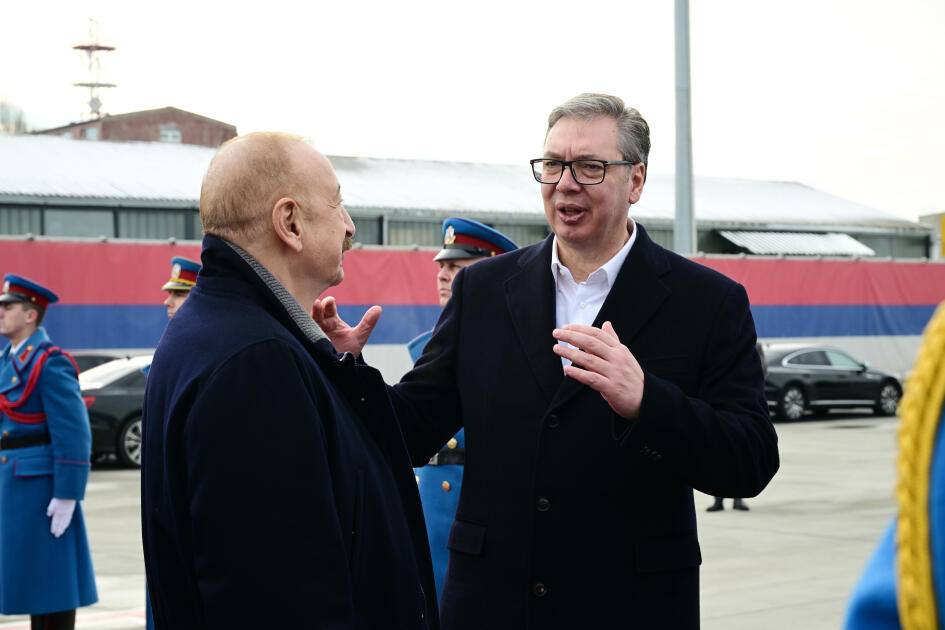 Завершился официальный визит Президента Ильхама Алиева в Сербию