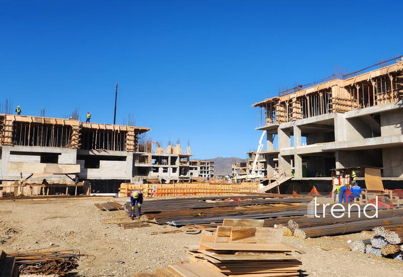 В Агдаме начато строительство новых жилых комплексов