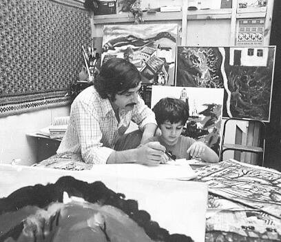 Творческие поиски народного художника Азербайджана Фархада Халилова в 1970 году