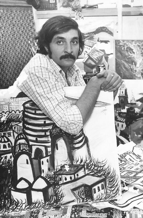 Творческие поиски народного художника Азербайджана Фархада Халилова в 1970 году
