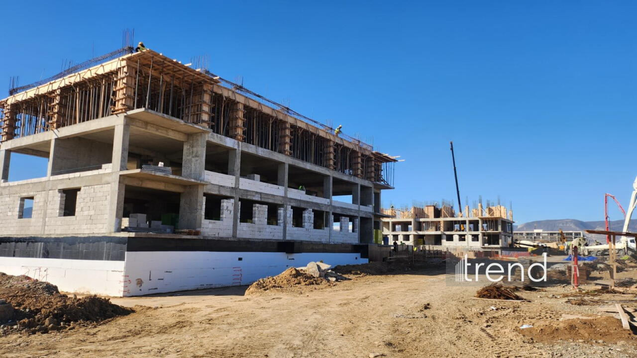 В Агдаме начато строительство новых жилых комплексов